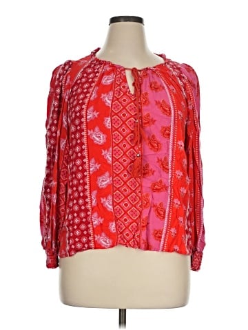 Unique Spectrum Long Sleeve Blouse (view 1)