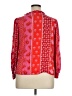 Unique Spectrum Hearts Red Long Sleeve Blouse Size XL - photo 2