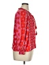 Unique Spectrum Hearts Red Long Sleeve Blouse Size XL - photo 4