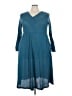BLOOMCHIC Teal Casual Dress Size 18 - photo 1