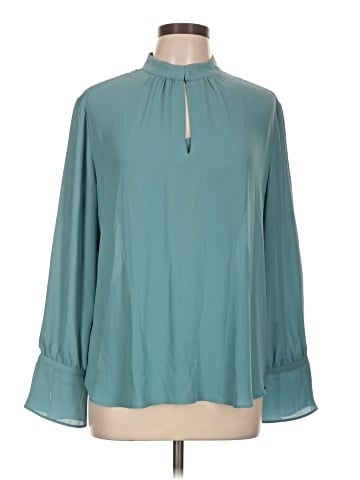 Ann Taylor Factory Long Sleeve Blouse (view 1)
