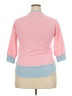 Celeste Color Block Pink 3/4 Sleeve Top Size XXL (estimated) - photo 2