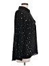 Studio Works 100% Polyester Stars Black Long Sleeve Blouse Size L - photo 4