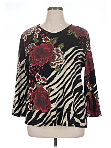 Jess & Jane 3/4 Sleeve Blouse (view 1)