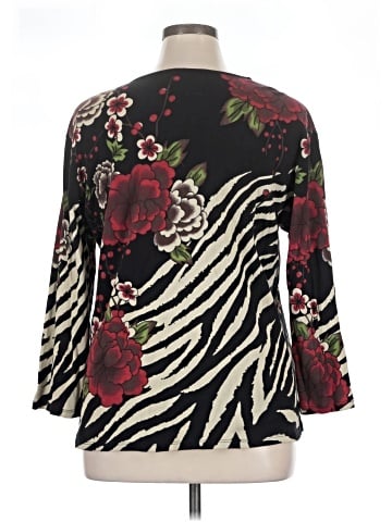 Jess & Jane 3/4 Sleeve Blouse (view 2)
