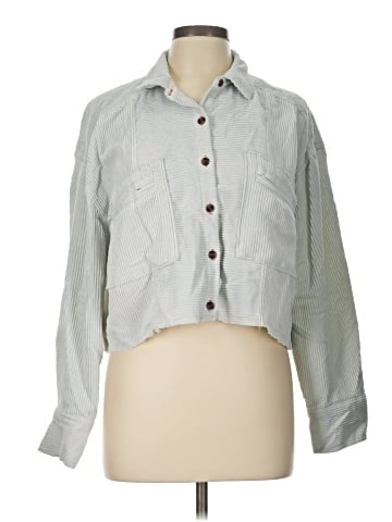 BDG Long Sleeve Button-Down Shirt (view 1)