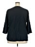 Paraphrase 100% Linen Black 3/4 Sleeve Blouse Size 20 - photo 2