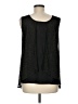 Cache 100% Rayon Black Sleeveless Blouse Size M - photo 2