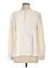 Ann Taylor 100% Polyester Ivory Long Sleeve Blouse Size L - photo 1