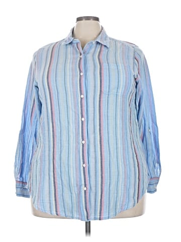 St. John's Bay Long Sleeve Button-Down Shirt (view 1)