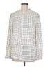 Boden Polka Dots Ivory Long Sleeve Blouse Size 14 - photo 1