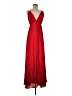 Aidan Mattox 100% Polyester Red Cocktail Dress Size 8 - photo 1