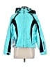 Obermeyer 100% Polyester Color Block Teal Snow Jacket Size 6 - photo 1