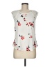 Candie's 100% Polyester Ivory Sleeveless Blouse Size M - photo 1