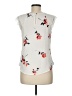 Candie's 100% Polyester Ivory Sleeveless Blouse Size M - photo 2