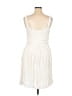 Studio West 100% Rayon Ivory Casual Dress Size L - photo 2