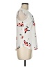Candie's 100% Polyester Ivory Sleeveless Blouse Size M - photo 4