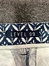 Level 99 Chevron-herringbone Blue Shorts Size 26 waist - photo 3