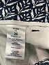 Level 99 Chevron-herringbone Blue Shorts Size 26 waist - photo 4
