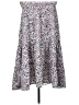 Skye's The Limit 100% Polyester Print Gray Casual Skirt Size XL - photo 1