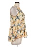 Floreat 100% Rayon Yellow Tank Top Size 10 - photo 4