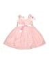 Bonnie Jean 100% Polyester Pink Dress Size 3T - photo 2