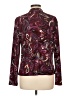111 STATE 100% Polyester Paisley Burgundy Long Sleeve Blouse Size L - photo 2