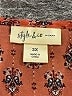 Style&Co 100% Polyester Orange 3/4 Sleeve Blouse Size 3X - photo 7