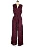 Gap Paisley Burgundy Jumpsuit Size L - photo 1
