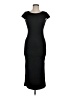 Justify Solid Black Casual Dress Size M - photo 1