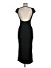 Justify Solid Black Casual Dress Size M - photo 2