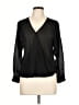 New Look Black Long Sleeve Blouse Size 10 - photo 1