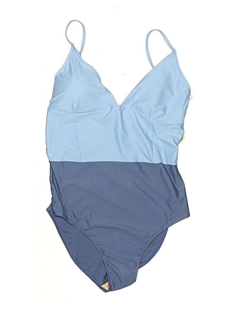 Pre-owned Summersalt One Piece Swimsuit In Blue
