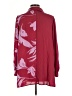 IMAN 100% Polyester Burgundy 3/4 Sleeve Blouse Size M - photo 2