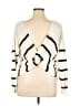 Love Tree 100% Acrylic Stripes Ivory Pullover Sweater Size L - photo 2