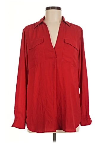 Ann Taylor Long Sleeve Blouse (view 1)