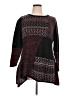 Style&Co Color Block Burgundy Pullover Sweater Size 1X - photo 1