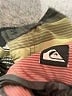 Quiksilver Color Block Green Board Shorts Size 4 - photo 3