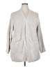 East Adeline Silver Gray Cardigan Size 2X - photo 1