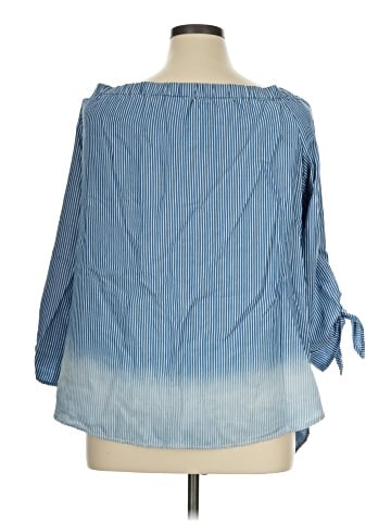 Karen Kane 3/4 Sleeve Blouse (view 2)