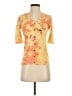 Cut Cute Yellow 3/4 Sleeve Button-Down Shirt Size S - photo 1