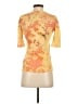 Cut Cute Yellow 3/4 Sleeve Button-Down Shirt Size S - photo 2