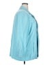 LOGO by Lori Goldstein Blue Blazer Size 2X - photo 4
