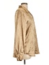 Tess 100% Polyester Metallic Gold Long Sleeve Blouse Size L - photo 4