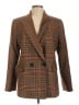 Veronica Beard 100% Virgin Wool Plaid Brown Wool Blazer Size 12 - photo 1