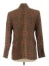 Veronica Beard 100% Virgin Wool Plaid Brown Wool Blazer Size 12 - photo 2