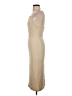 H&M Solid Tan Cocktail Dress Size XS - photo 5