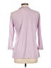 Apostrophe Purple 3/4 Sleeve Top Size L - photo 2