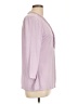 Apostrophe Purple 3/4 Sleeve Top Size L - photo 4