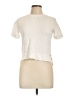 Francesca's Ivory Short Sleeve T-Shirt Size 12 - photo 1